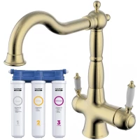 Смеситель для кухни с фильтром Lemark Villa LM4858B + H851P00