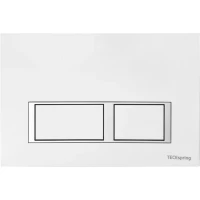 Кнопка смыва Tece TECEspring V 9940203 для инсталляции, белый глянец/хром/белый глянец