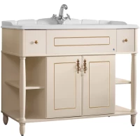 Тумба слоновая кость золотая патина 109,4 см Belux Флоренция Н 105-02 4810924238610