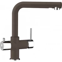 Смеситель для кухни с подключением к фильтру Schock Wellus хром/мокка 710162