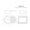 Кухонная мойка Zett Lab Модель 11 светло-серый матовый T011Q010 - 3
