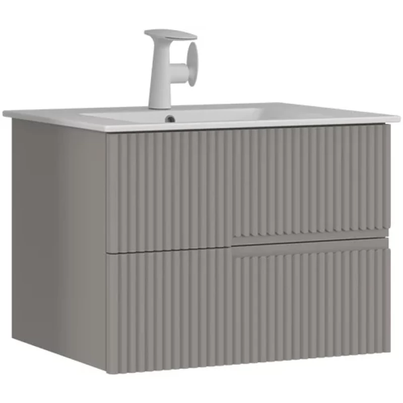 Тумба с раковиной бежевый матовый 71 см ORKA Moonlight 5001496 Тумба с раковиной бежевый матовый 71 см ORKA Moonlight 5001496