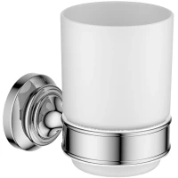 Стакан для зубных щеток Aquatek Классик AQ4504CR настенный, хром