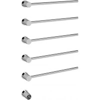 Полотенцесушитель электрический Abber Charme AH4005 795x520, встраиваемый, МЭМ левый/правый, хром