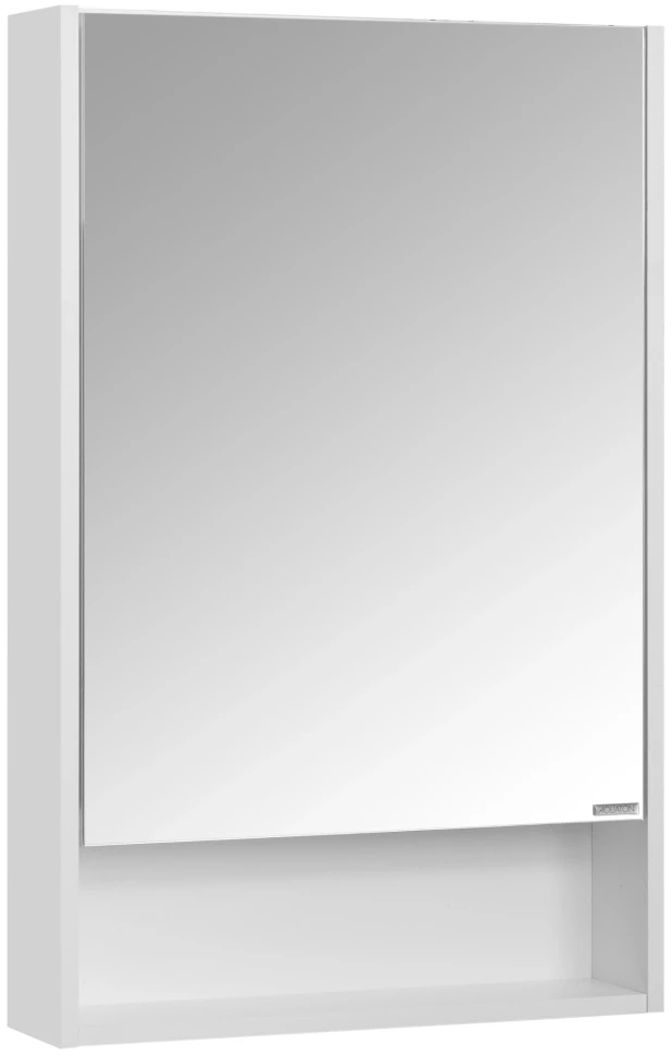 Зеркальный шкаф 55x85 см белый матовый L/R Акватон Сканди 1A252102SD010 - фото 1
