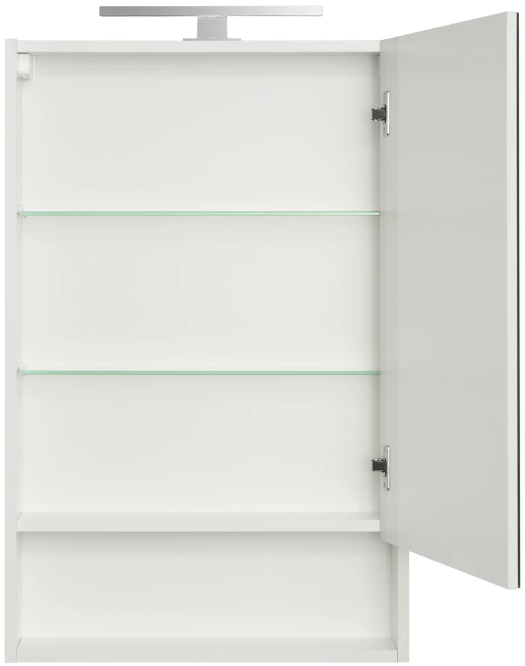 Зеркальный шкаф 55x85 см белый матовый L/R Акватон Сканди 1A252102SD010 - фото 4