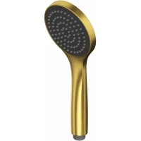 Душевая лейка Whitecross BASIC-GLB 101 мм, 1 режим, золотой матовый