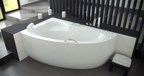 Акриловая ванна 150х100 см L Besco Natalia WAN-150-NL