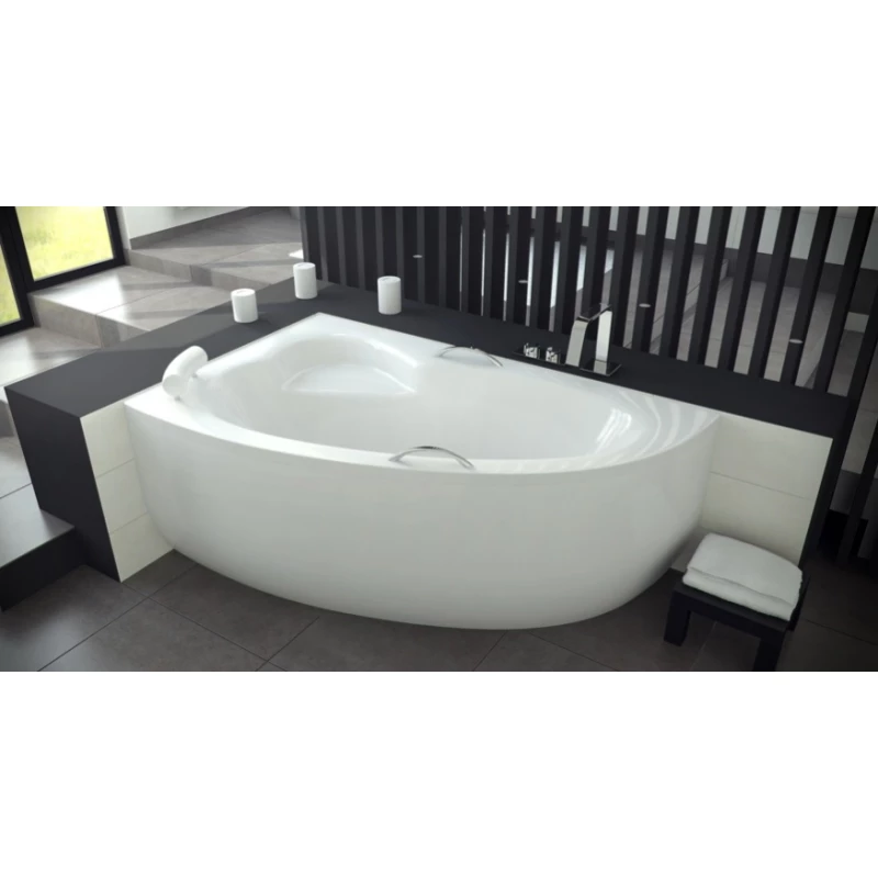 Акриловая ванна 150x100 см L Besco Natalia WAN-150-NL