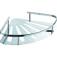 Полка для ванной Azario AZ-836 31,5x22,5 см, угловая, хром