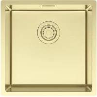 Кухонная мойка Paulmark Lassan LA44-LG 44x44 см, светлое золото