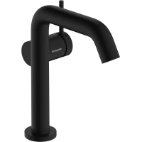 Смеситель для раковины Hansgrohe Tecturis S 73340670 CoolStart, с донным клапаном, черный матовый