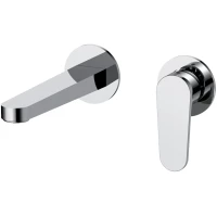 Смеситель для раковины AQUAme Novara AQM6915CR встраиваемый, хром