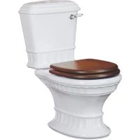 Унитаз-компакт Migliore Gianeta 30366 вертикальный выпуск, белый, фурнитура хром/белый