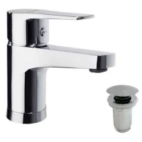 Смеситель для раковины с донным клапаном Ramon Soler Titanium 1801VA1169