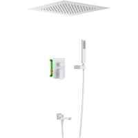 Душевой комплект Timo Selene SX-2039/16SM 400 мм, со смесителем, белый матовый