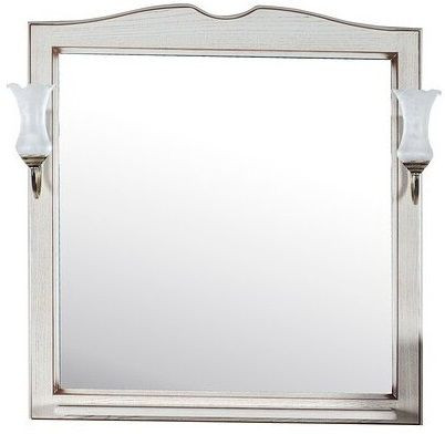 Зеркало 72,8х86,4 см бежевый ASB-Woodline Верона зеркало 103 4х90 1 см белый серебряная патина asb woodline салерно