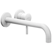 Смеситель для раковины Nobili Live LV00199/2WM встраиваемый, без донного клапана, белый матовый