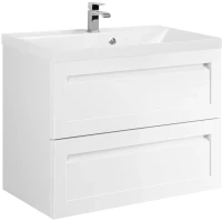 Тумба под раковину Art&Max Platino AM-Platino-750-2C-SO-BM 73,6 см, подвесная, белый матовый