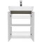 Комплект мебели белый глянец/серый кашемир 55 см Акватон Скай 1A238101SY010 + 1WH302185 + 1A238402SY010 - 4
