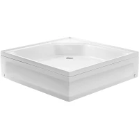 Акриловый поддон 80x80x24 см Wemor 80/24 S