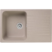 Кухонная мойка GranFest Quarz 78 73,6x47,6 см, песочный