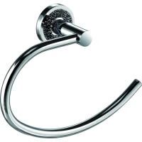 Полотенцедержатель кольцо Sanibano Ebano H2014/05B хром