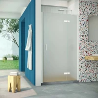 Душевая дверь Vegas Glass AFP Retta 120 01 10 R 120 см R, профиль белый, стекло сатин