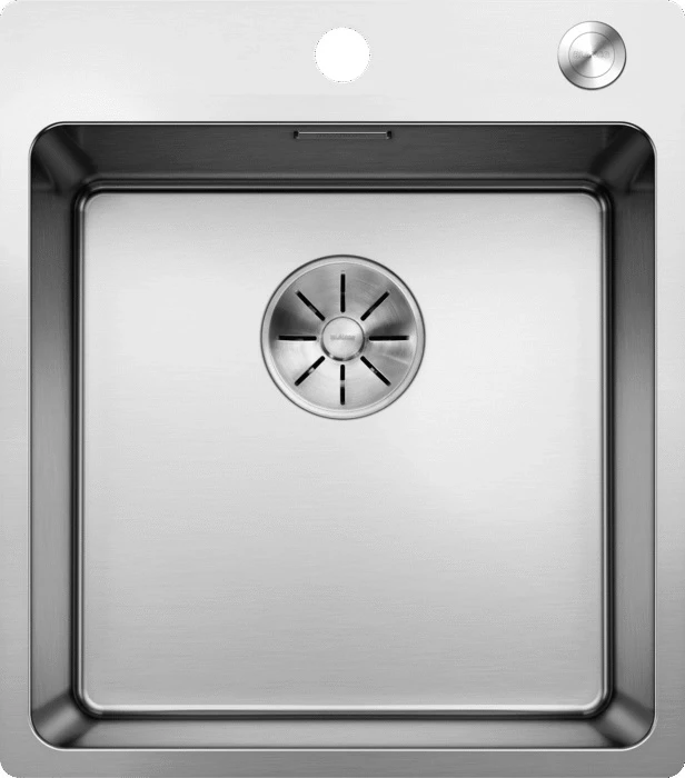 Кухонная мойка Blanco Andano 400-IF/A InFino зеркальная полированная сталь 525244 урна с пепельницей 18 литров 580х210 мм нержавеющая сталь зеркальная laima professional 606297