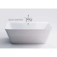 Ванна из литьевого мрамора Astra-Form Орион Solid Surface 01010050 170x75 см, отдельностоящая, белый матовый