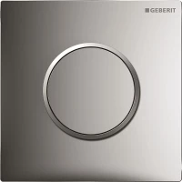 Система пневматического управления смывом писсуара, смывная клавиша типа 10 Geberit глянцевый хром/матовый хром/глянцевый хром 116.015.KH.1