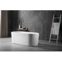 Акриловая ванна Abber AB9272-1.6 160x70 см, отдельностоящая, белый