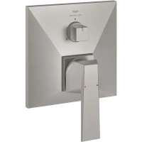 Смеситель для ванны Grohe Allure Brilliant 24340DC0 встраиваемый, суперсталь