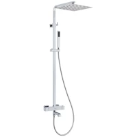 Душевая система Berges Kalisto 3S 075023 250 мм, с термостатом, хром