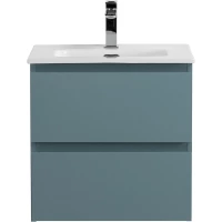 Тумба под раковину BelBagno Kraft KRAFT KRAFT 39-500/390-2C-SO-AO 50 см, подвесная, голубой матовый