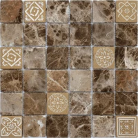 Мозаика Art Stone Art Emperador Dark MAT 48x48x8