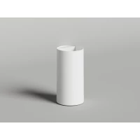 Раковина Salini S-Sense Armonia Round Top 01 130411TG 45x45 см, напольная, белый глянец