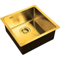 Кухонная мойка Zorg ZL R 440440 BRONZE 44x44 см, бронза