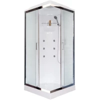 Душевая кабина 80x80x217 см Royal Bath RB80HP2-M-CH матовое
