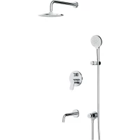 Душевой комплект Am.Pm X-Joy FB85A3RH30 220 мм, со смесителем, хром