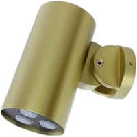 Верхний душ Bronze De Luxe Liberty 501BG 80 мм, с кронштейном, золотой матовый