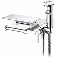 Гигиенический душ Frap F2075 со смесителем, хром
