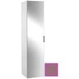 Изображение товара пенал нежно-розовый матовый с реверсивной зеркальной дверцей jacob delafon odeon up eb873-m71