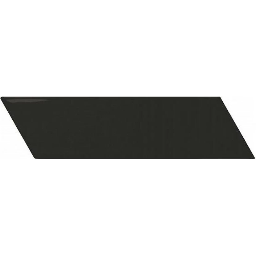 Керамическая плитка Equipe Chevron Wall Black Matt Right 5,2x18,6