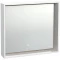 Зеркало 80x70 см белый глянец/дуб Cersanit Louna LU-LOU80-Os - 4