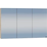 Изображение товара зеркальный шкаф санта марс 700421 126x65 см, дуб янтарный