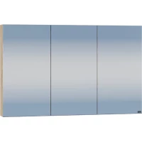 Зеркальный шкаф Санта Марс 700421 126x65 см, дуб янтарный