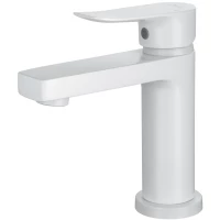 Смеситель для раковины Wonzon & Woghand Blend WW-A40222-MW белый матовый