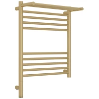 Полотенцесушитель электрический Сунержа Богема с полкой 3.1 022-6006-6050 600x500, МЭМ левый, шампань матовая