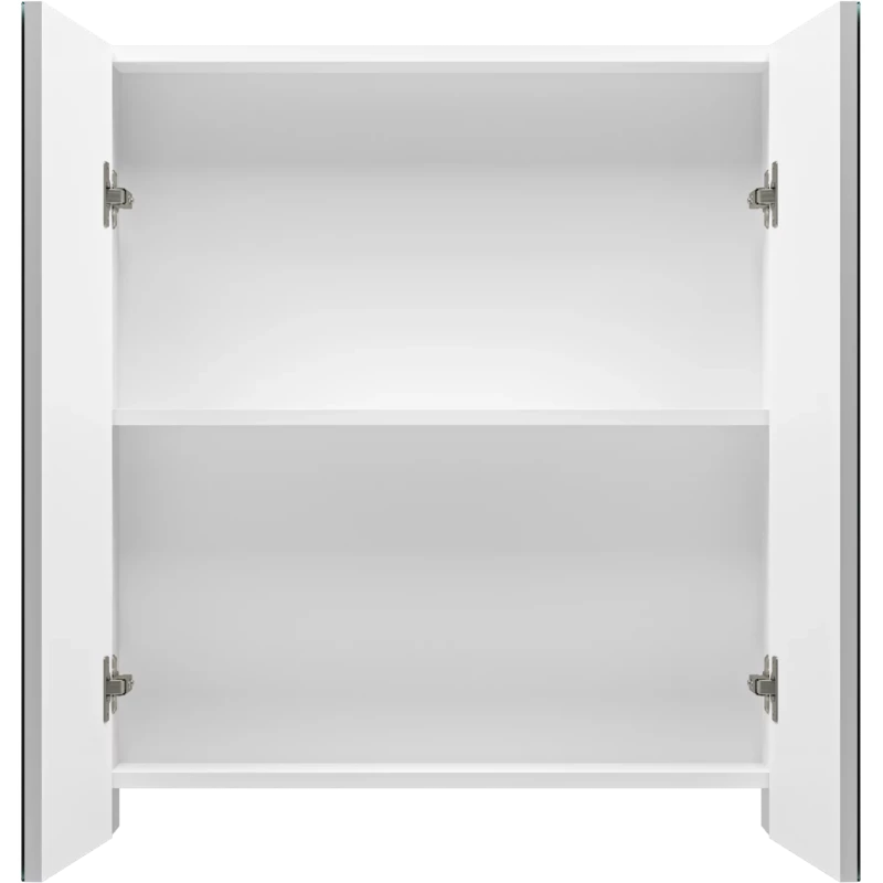 Зеркальный шкаф Misty Балтика Э-Бал04070-011 70x80 см, белый глянец